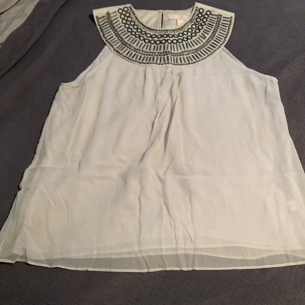 Beaded Banana Republic Top